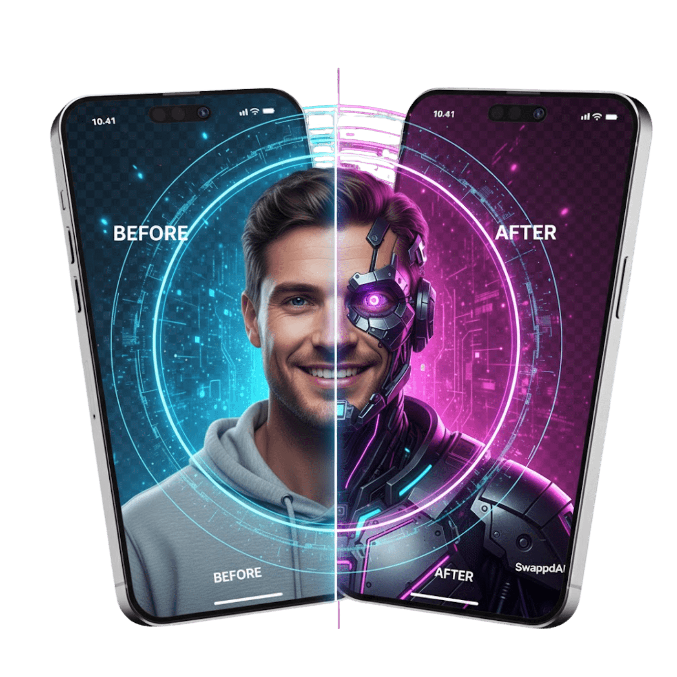 SwappdAI Hero Picture from the Website