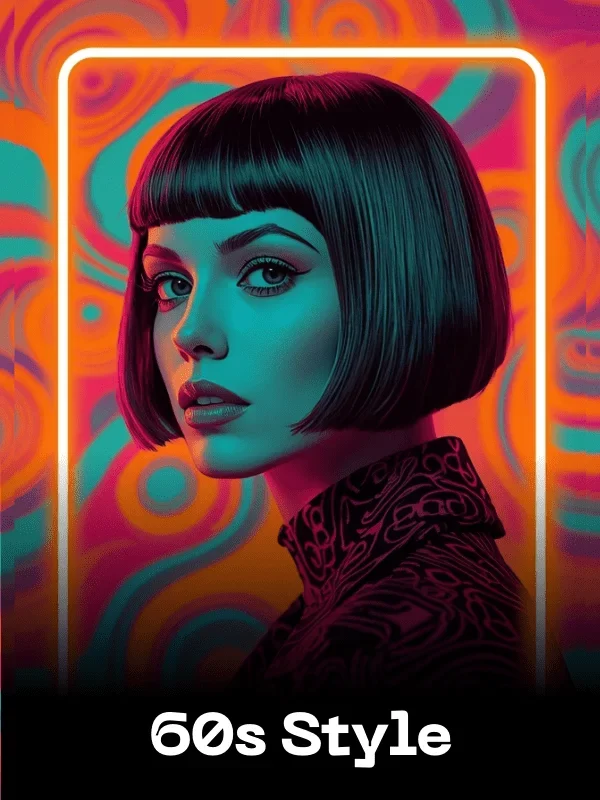 60s Style Fun Card AI Face Swap Style - created with the SwappdAI App