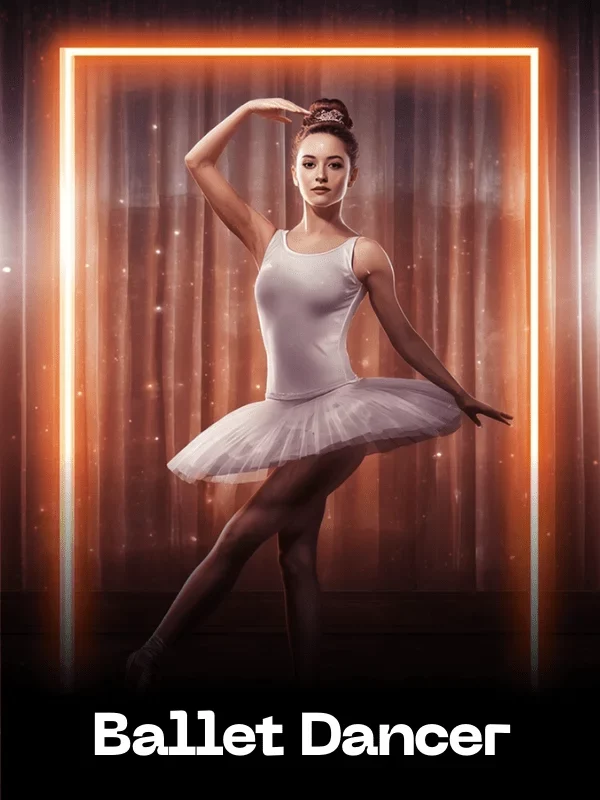 Ballet Dancer Fun Card AI Swap Style - created with the SwappdAI App