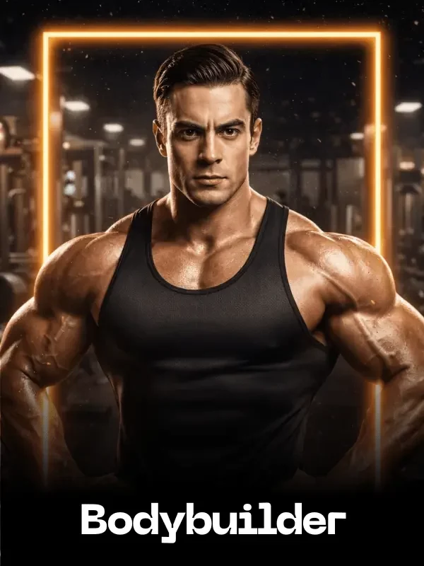 Bodybuilder Fun Card AI Swap Style - created with the SwappdAI App