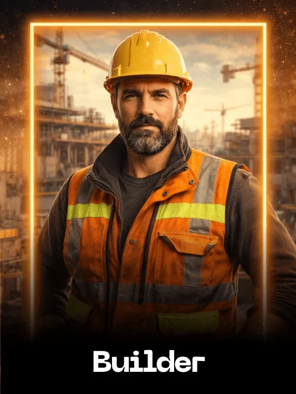 Builder Fun Card AI Swap Style - created with the SwappdAI App