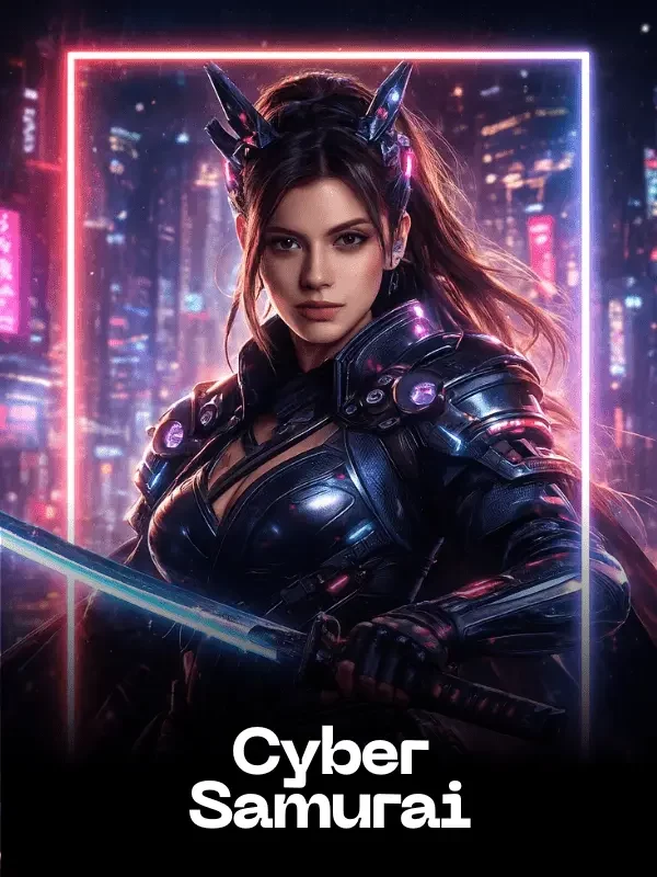 Cyber Samurai Fun Card AI Swap Style - created with the SwappdAI App