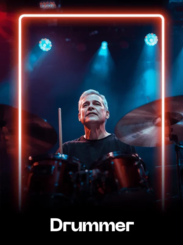 Drummer Fun Card AI Swap Style - created with the SwappdAI App