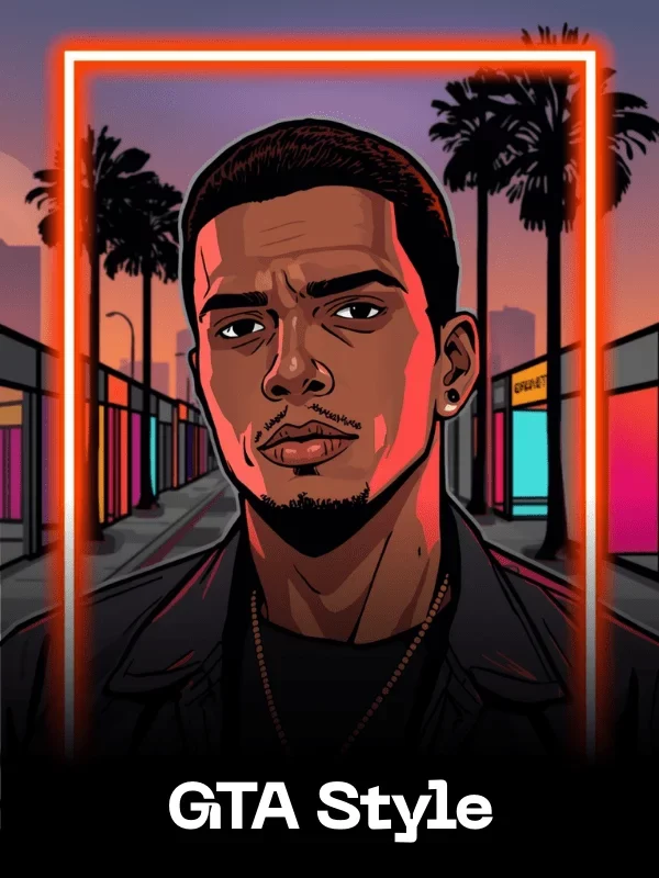 GTA Style Fun Card AI Swap Style - created with the SwappdAI App