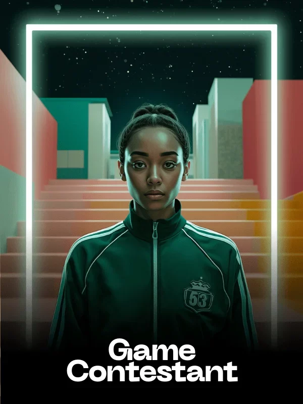 Game Contestant Fun Card AI Swap Style - created with the SwappdAI App