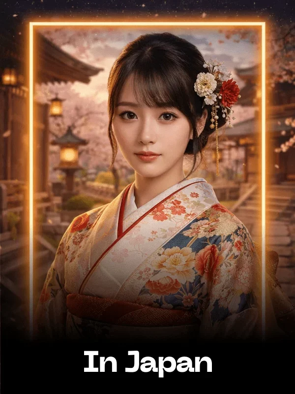 In Japan Fun Card AI Swap Style - created with the SwappdAI App