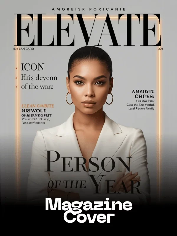 Magazine Cover Fun Card AI Face Swap Style - created with the SwappdAI App