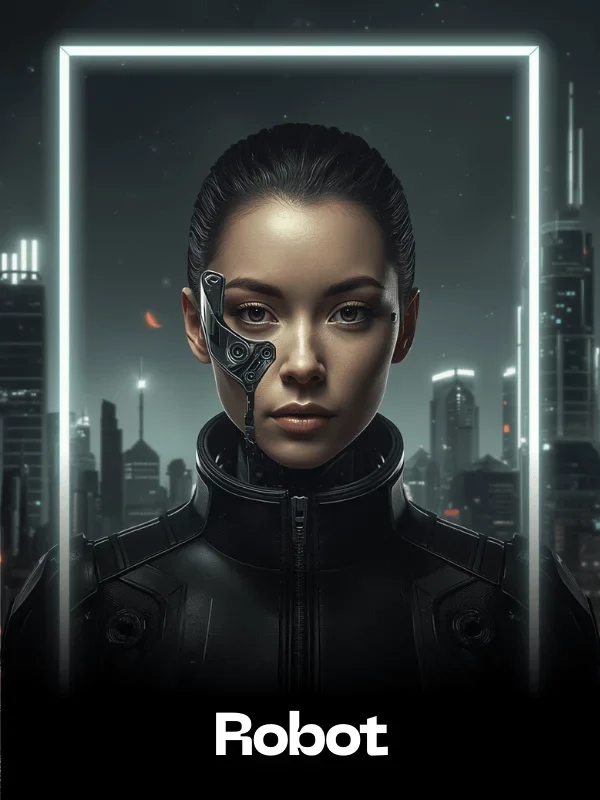 Robot Fun Card AI Swap Style - created with the SwappdAI App