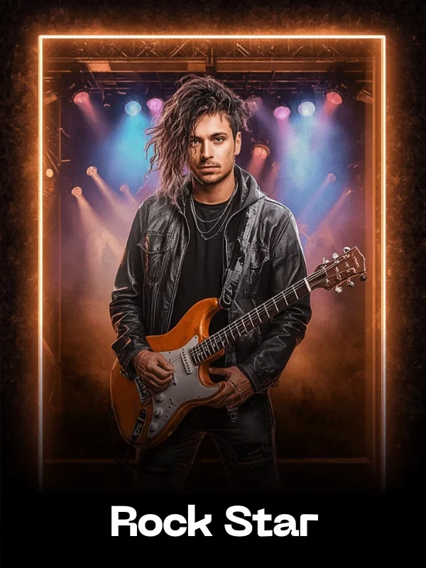 Rock Star Fun Card AI Swap Style - created with the SwappdAI App