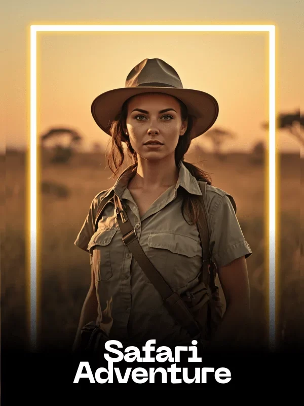 Safari Adventure Fun Card AI Swap Style - created with the SwappdAI App