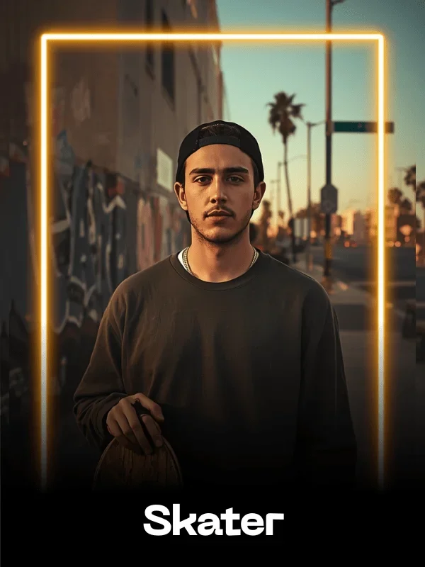 Skater Fun Card AI Swap Style - created with the SwappdAI App